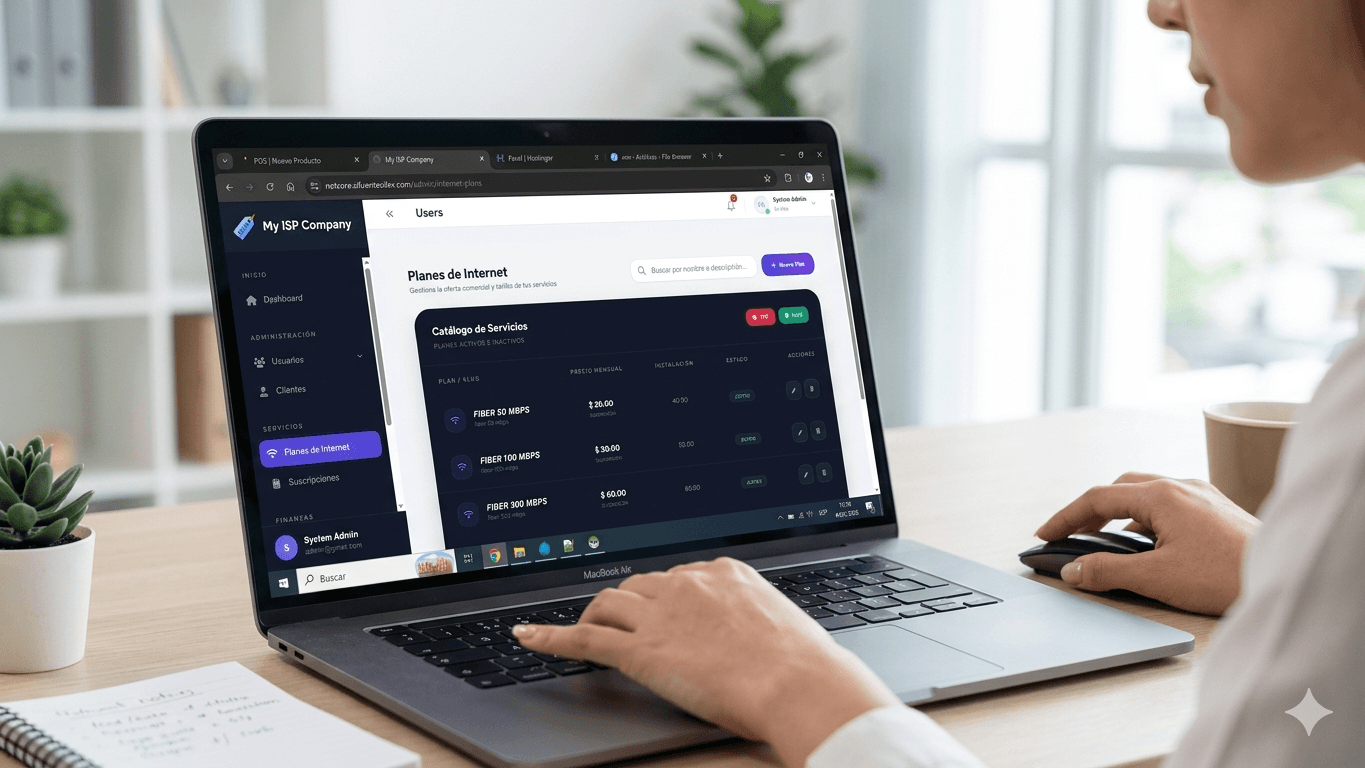 Sistema de Servicios y Planes de Internet | Laravel 12 + Livewire 3 + MySQL