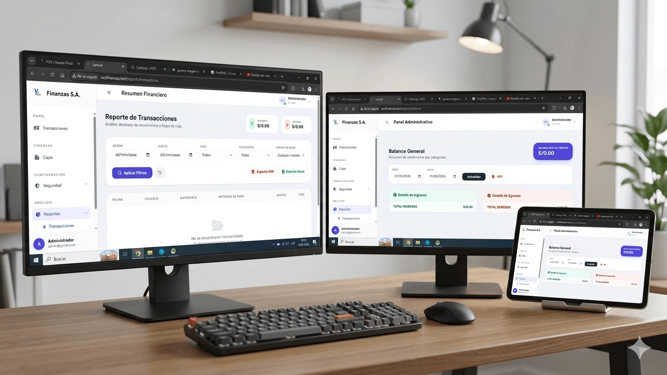 Sistema de Ingresos e Egresos con Laravel y MySQL