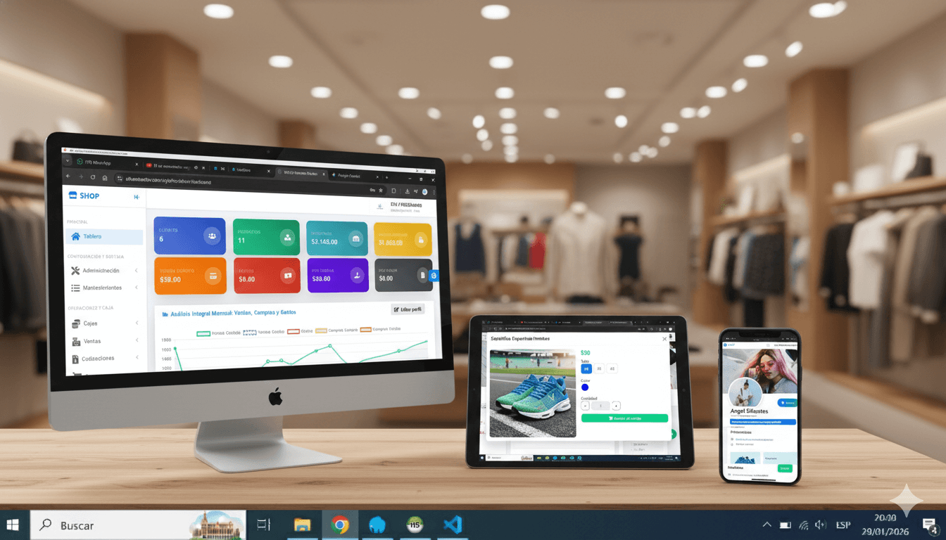 Sistema de Ventas PHP 8 MVC | Ahora con Tienda Virtual y PayPal